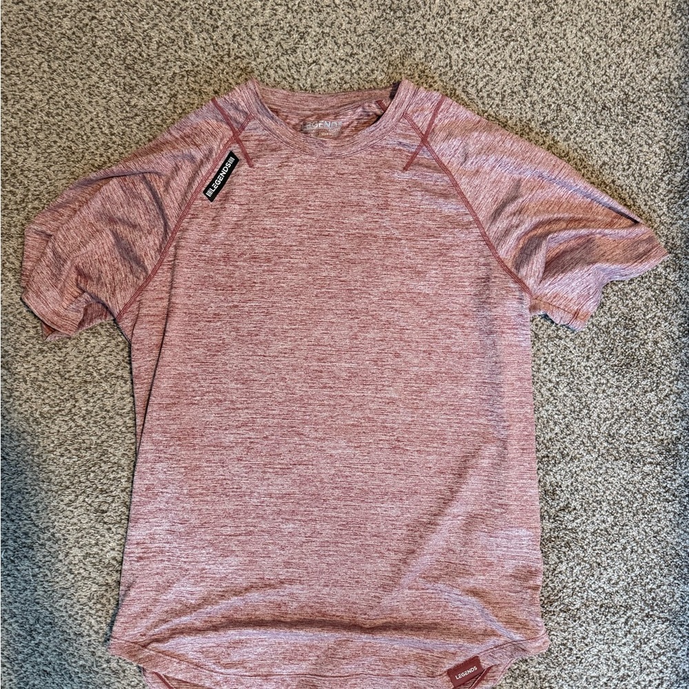 Legends Enzo Heather Red Men's Athletic Shirt